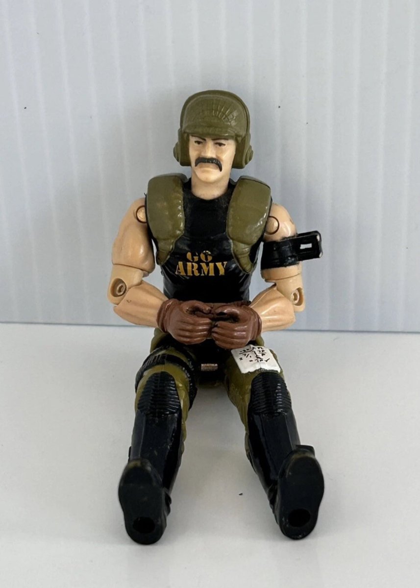 GI JOE BACKBLAST Action Figure Hasbro ANTI - AIRCRAFT SOLDIER 1989 Vintage (READ) - Action Figures & Collectibles - ThrowbackBuys - Raybar121