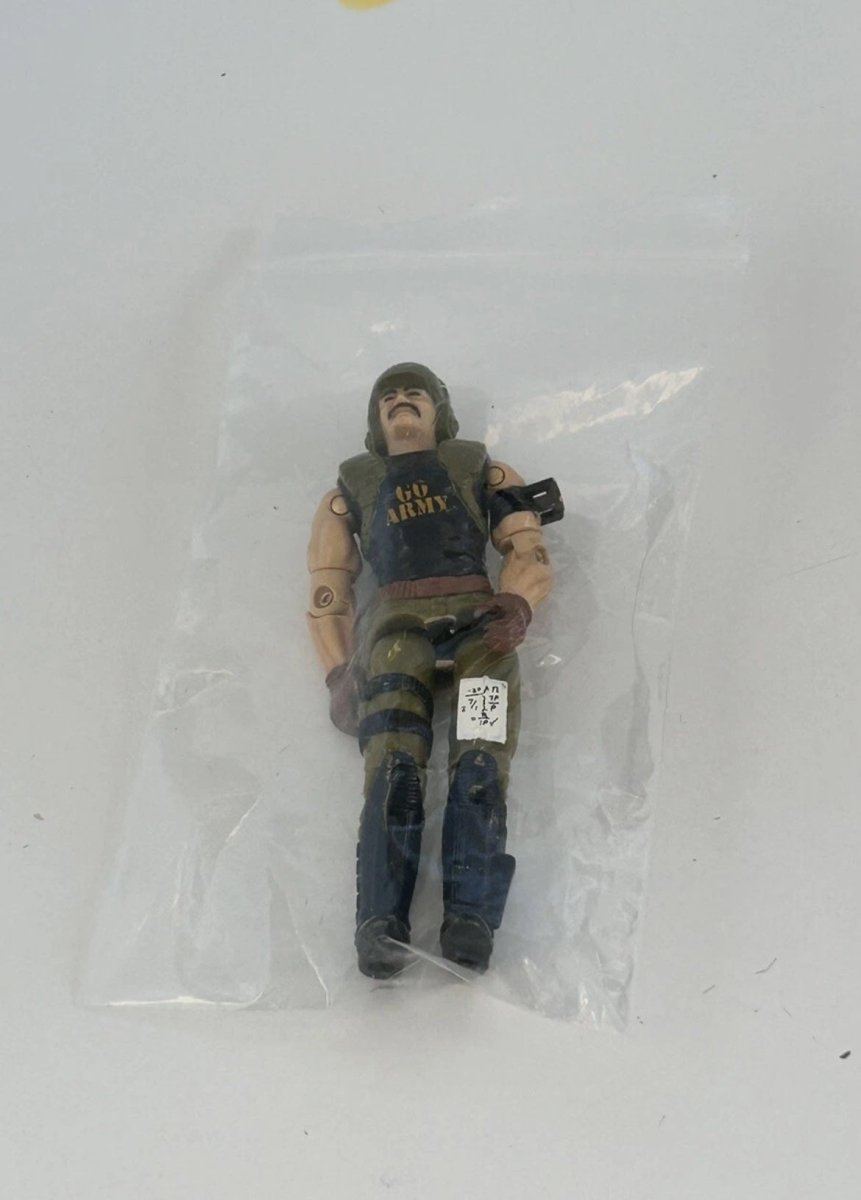 GI JOE BACKBLAST Action Figure Hasbro ANTI - AIRCRAFT SOLDIER 1989 Vintage (READ) - Action Figures & Collectibles - ThrowbackBuys - Raybar121