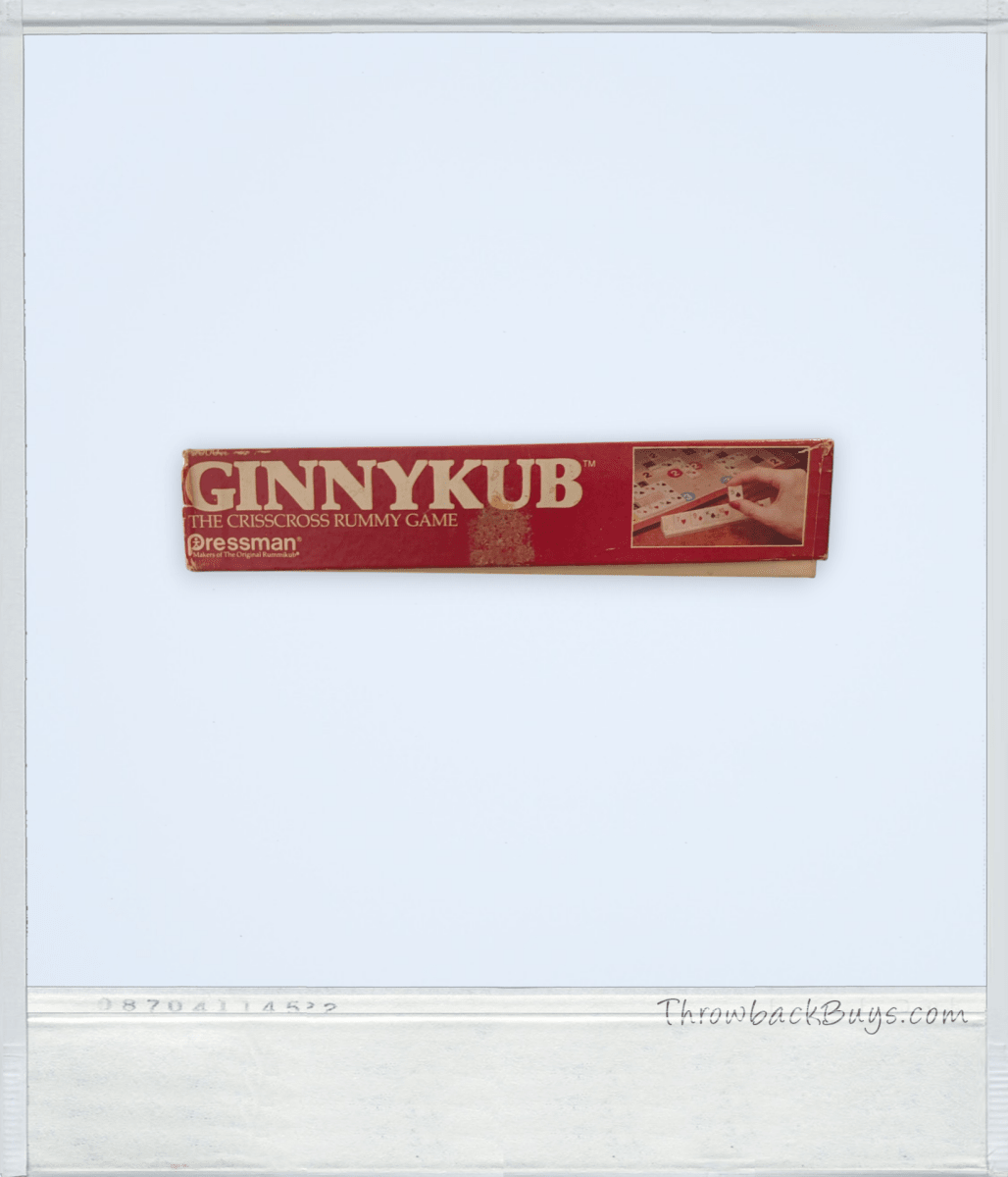 "Ginnykub" Rummy Tile Board Game by Pressman (1983) - Complete - Board Games - ThrowbackBuys - Slaqr Retro Gaming & Collectibles