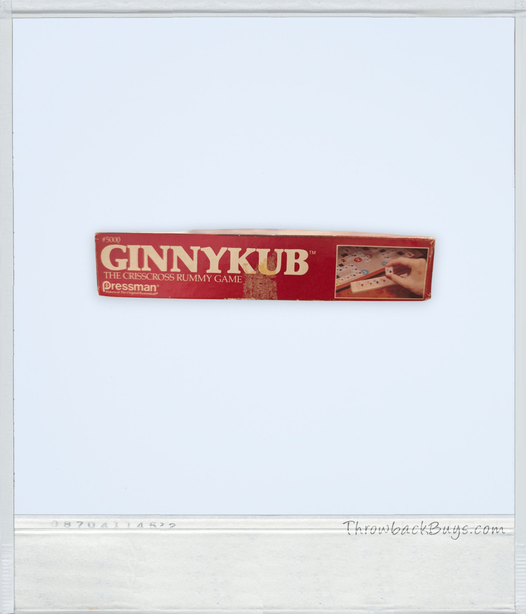 "Ginnykub" Rummy Tile Board Game by Pressman (1983) - Complete - Board Games - ThrowbackBuys - Slaqr Retro Gaming & Collectibles