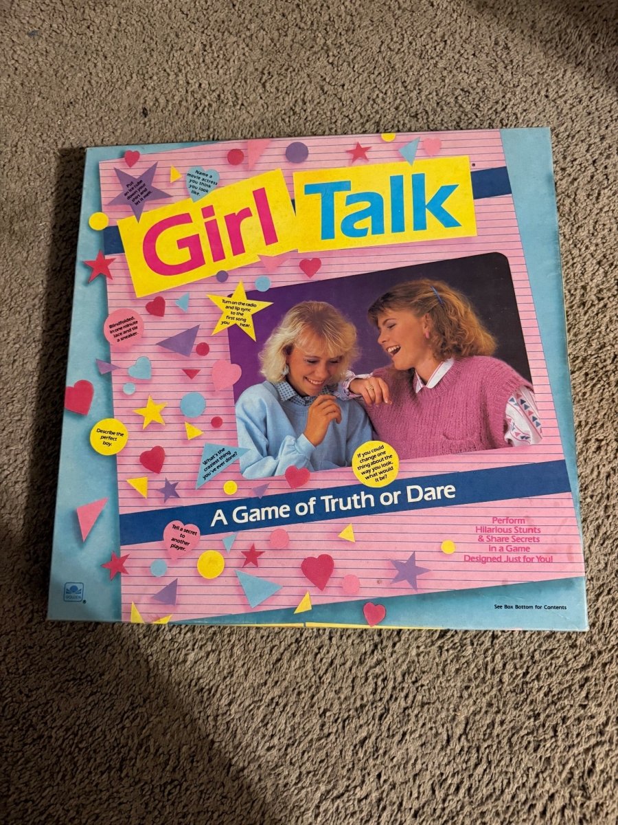 Girl Talk board game - Board Games - ThrowbackBuys -Monsters in the Toybox