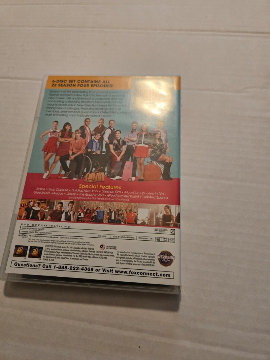 Glee The Complete Fourth Season DVD 6 Disc Set - DVD - ThrowbackBuys - Amanda's Awesome Finds