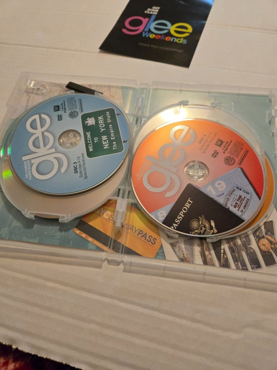 Glee The Complete Fourth Season DVD 6 Disc Set - DVD - ThrowbackBuys - Amanda's Awesome Finds