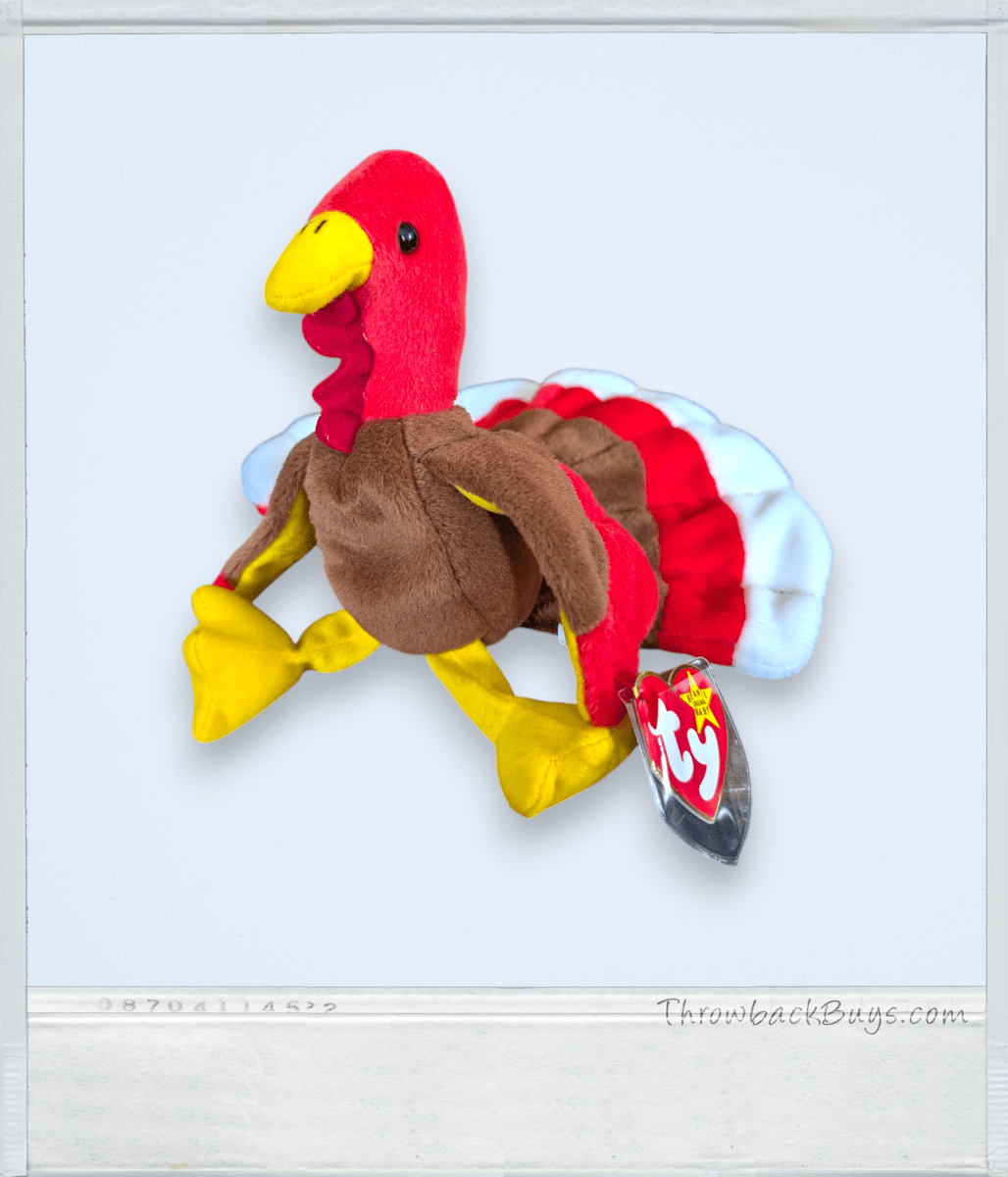 Gobbles the Turkey - Ty Beanie Baby, 1996 (may have tag errors) - Collectible Toys - ThrowbackBuys - Slaqr Retro Gaming & Collectibles
