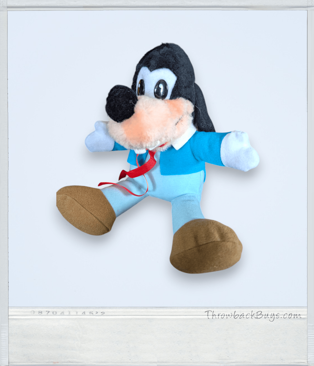 Goofy Plush from Disney Mickey's Christmas Carol - 6" - 1980s - Collectible Toys - ThrowbackBuys - Slaqr Retro Gaming & Collectibles