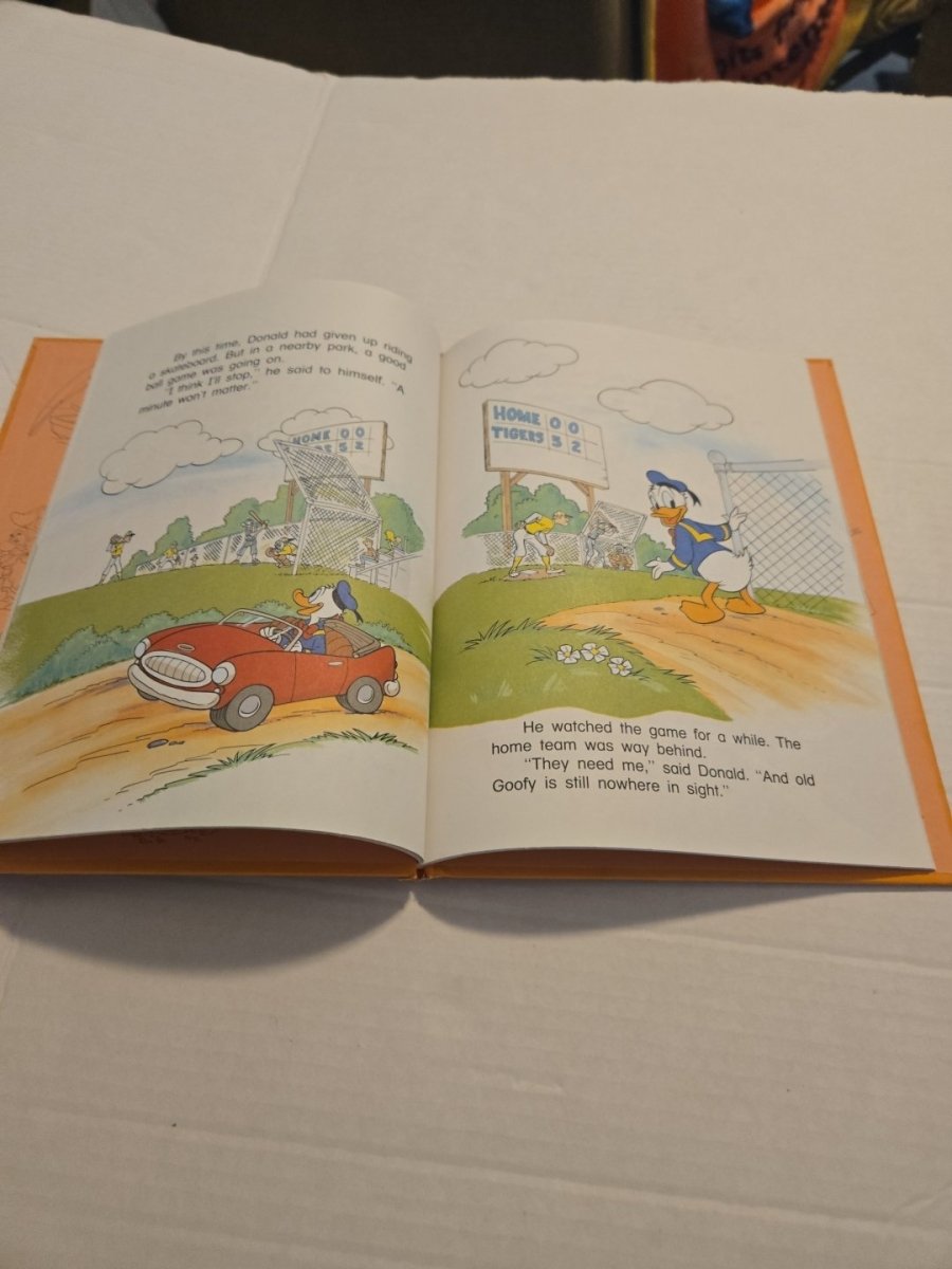 Goofy's Big Race Book 1986 Disney Fun - To - Read Library Volume 4 - Books - ThrowbackBuys - Amanda's Awesome Finds