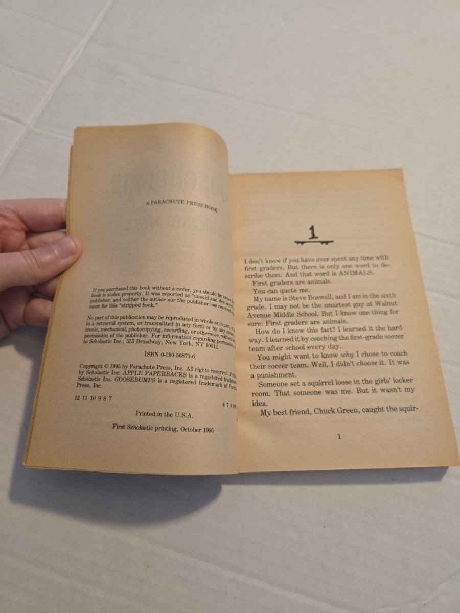 Goosebumps 36 The Haunted Mask II 1995 Paperback Book Damaged Cover - Books - ThrowbackBuys - Amanda's Awesome Finds