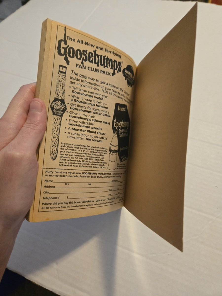 Goosebumps 36 The Haunted Mask II 1995 Paperback Book Damaged Cover - Books - ThrowbackBuys - Amanda's Awesome Finds