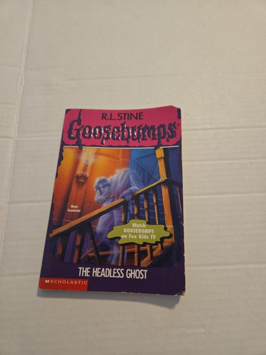 Goosebumps 37 The Headless Ghost Paperback Book 1995 Damaged Cover - Books - ThrowbackBuys - Amanda's Awesome Finds