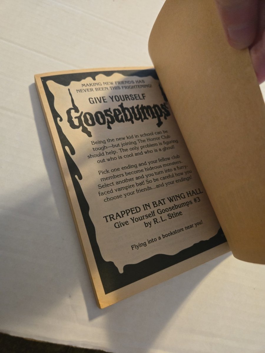 Goosebumps 37 The Headless Ghost Paperback Book 1995 Damaged Cover - Books - ThrowbackBuys - Amanda's Awesome Finds