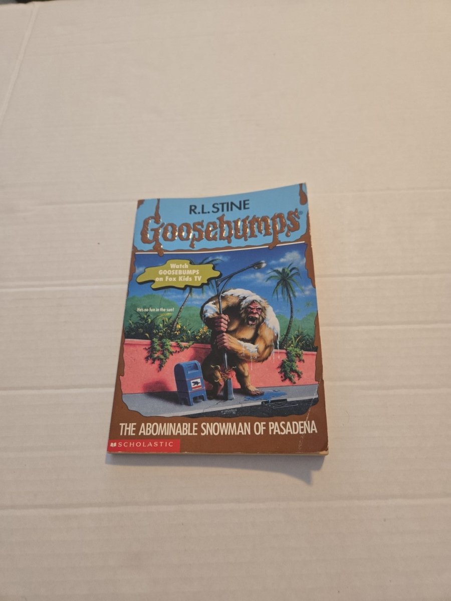 Goosebumps 38 The Abominable Snowman of Pasadena 1995 Paperback Book - Books - ThrowbackBuys - Amanda's Awesome Finds
