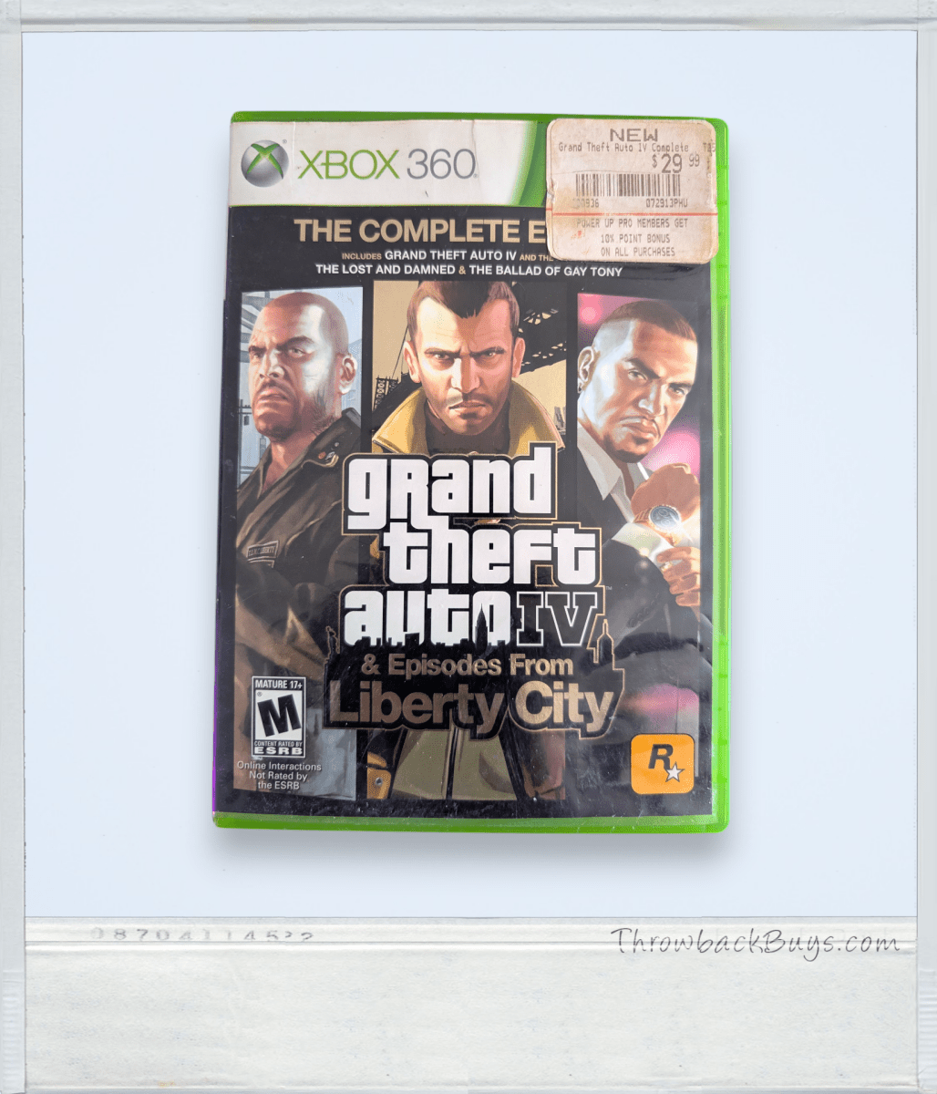 Grand Theft Auto IV & Episodes From Liberty City (2008) - XBox 360 (Tested/Works) - Video Games - ThrowbackBuys - Slaqr Retro Gaming & Collectibles