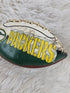 Green Bay Franklin Grip Rite PACKERS Signed Ball FOOTBALL NFL Autograph Official - Sports Memorabilia - ThrowbackBuys - The Thrifty Gypsyy Shop