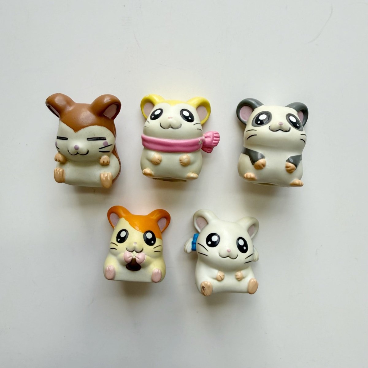 Hamtaro Mini Pencil Topper Figures Lot of 5 - Collectible Toys - ThrowbackBuys - Nostalgicepisodes