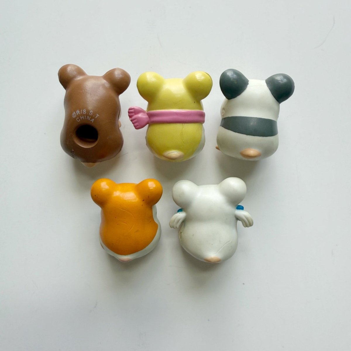 Hamtaro Mini Pencil Topper Figures Lot of 5 - Collectible Toys - ThrowbackBuys - Nostalgicepisodes