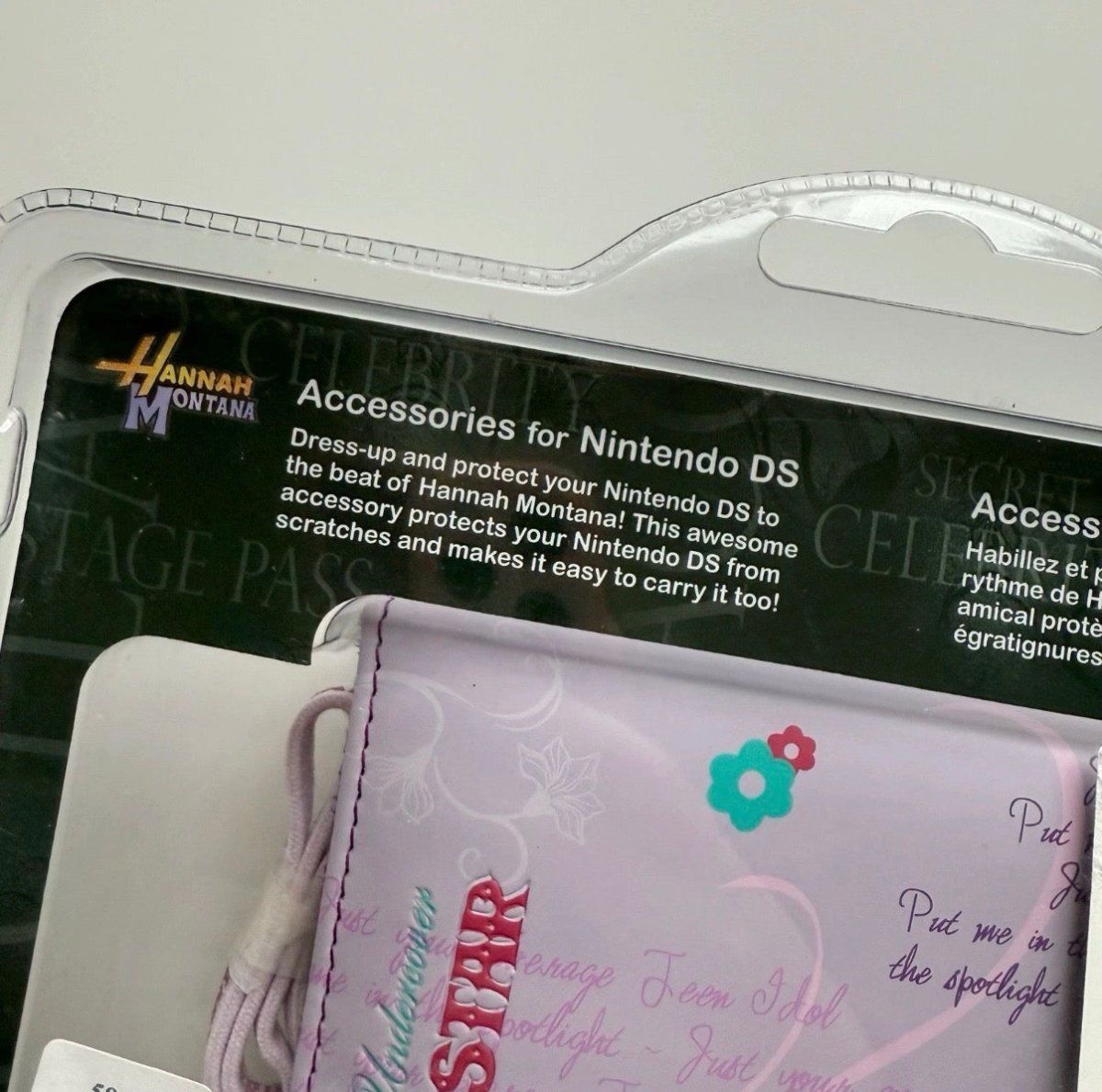 Hannah Montana Nintendo DS Case Disney Accessories for DS - Accessories - ThrowbackBuys - Nostalgicepisodes