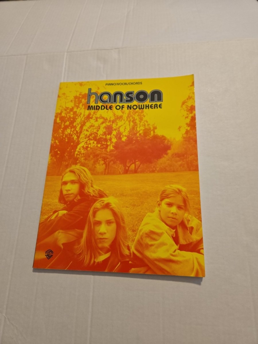 Hanson Middle Of Nowhere Guitar/Vocal/Chords Book - Missing Pullout Poster - Books - ThrowbackBuys - Amanda's Awesome Finds