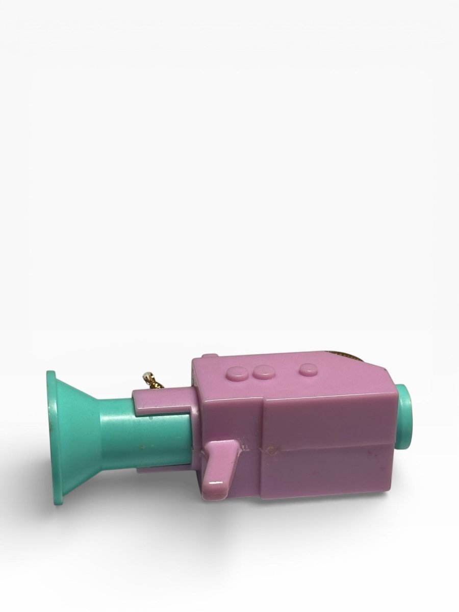 Hasbro Jem and The Holograms doll accessory video camera purple aqua - Dolls - ThrowbackBuys - Abunnysvintageco