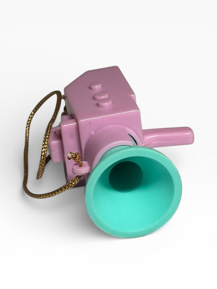 Hasbro Jem and The Holograms doll accessory video camera purple aqua - Dolls - ThrowbackBuys - Abunnysvintageco