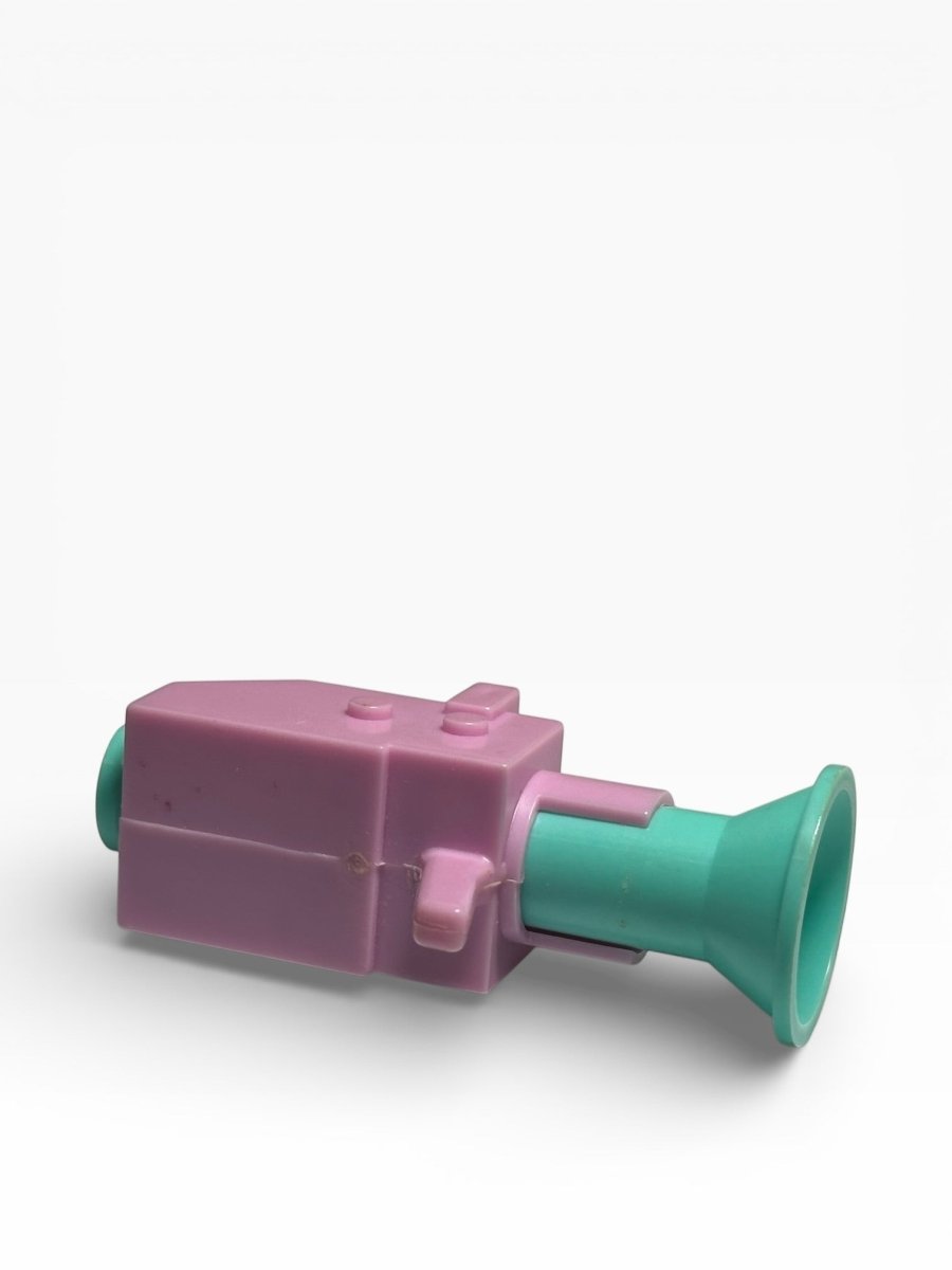 Hasbro Jem and The Holograms doll accessory video camera purple aqua - Dolls - ThrowbackBuys - Abunnysvintageco