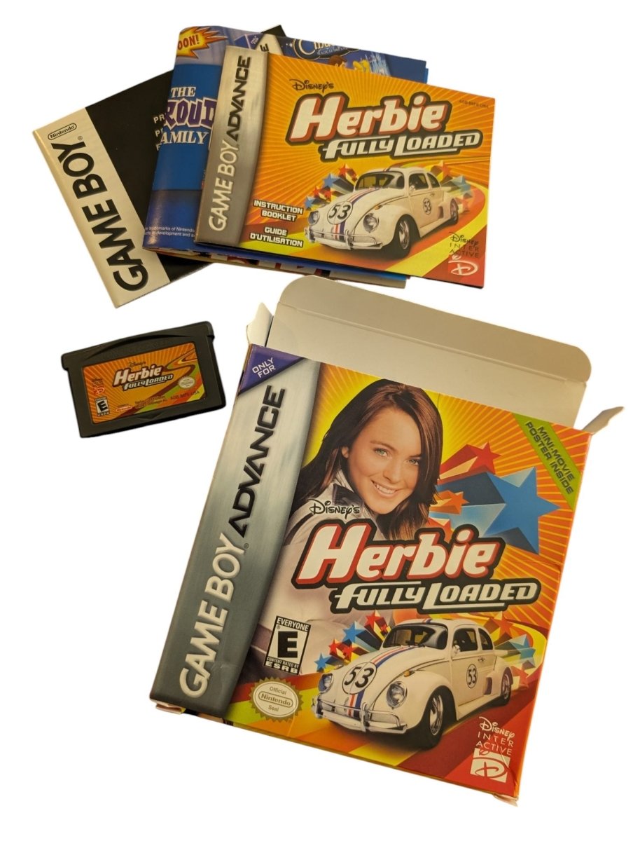 Herbie Fully Loaded - Complete in Box - Gameboy Advance - 2005 - Video Games - ThrowbackBuys -Slaqr Retro Gaming & Collectibles