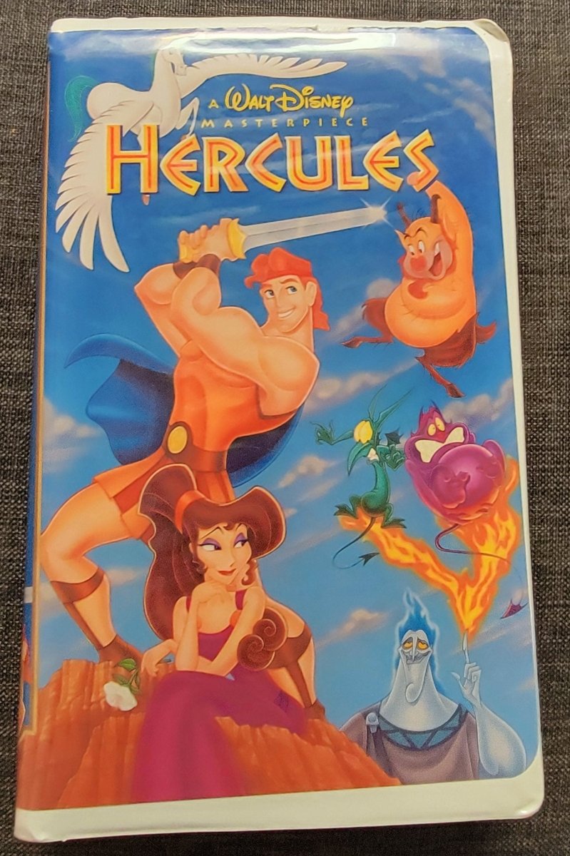 Hercules VHS Tape Damaged Clamshell - VHS - ThrowbackBuys - Amanda's Awesome Finds