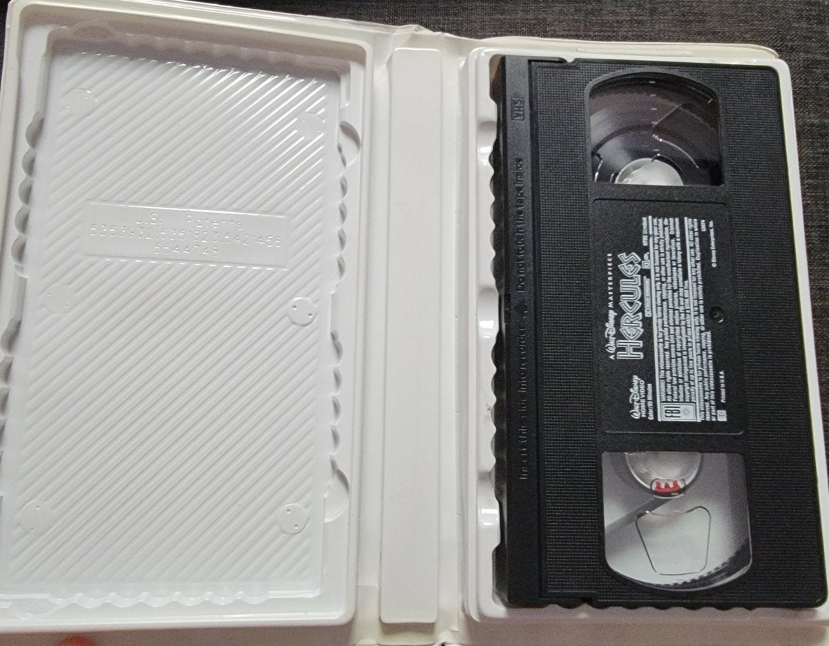 Hercules VHS Tape Damaged Clamshell - VHS - ThrowbackBuys - Amanda's Awesome Finds
