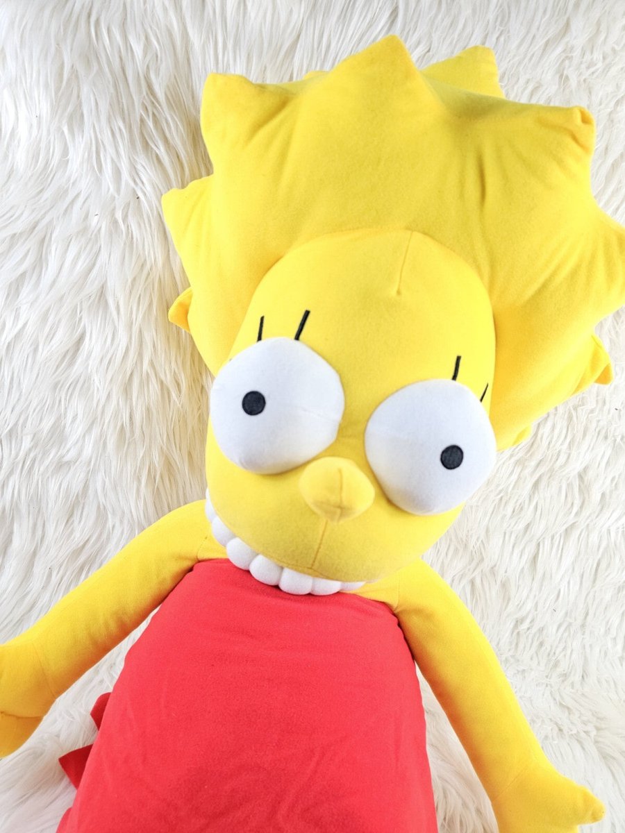 Huge Giant Size Lisa Simpson Plush Doll 20th Century Fox 36 Inch / 3 Feet - Plushies - ThrowbackBuys - The Thrifty Gypsyy Shop