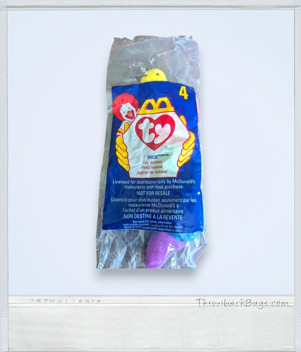 Inch - Ty Teenie Beanie Baby - McDonald's 4 - 1998 - Collectible Toys - ThrowbackBuys - Slaqr Retro Gaming & Collectibles