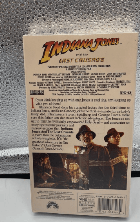 INDIANA JONES AND THE LAST CRUSADE (VHS, 1990) Brand New Sealed - VHS - ThrowbackBuys - Northwesttraders