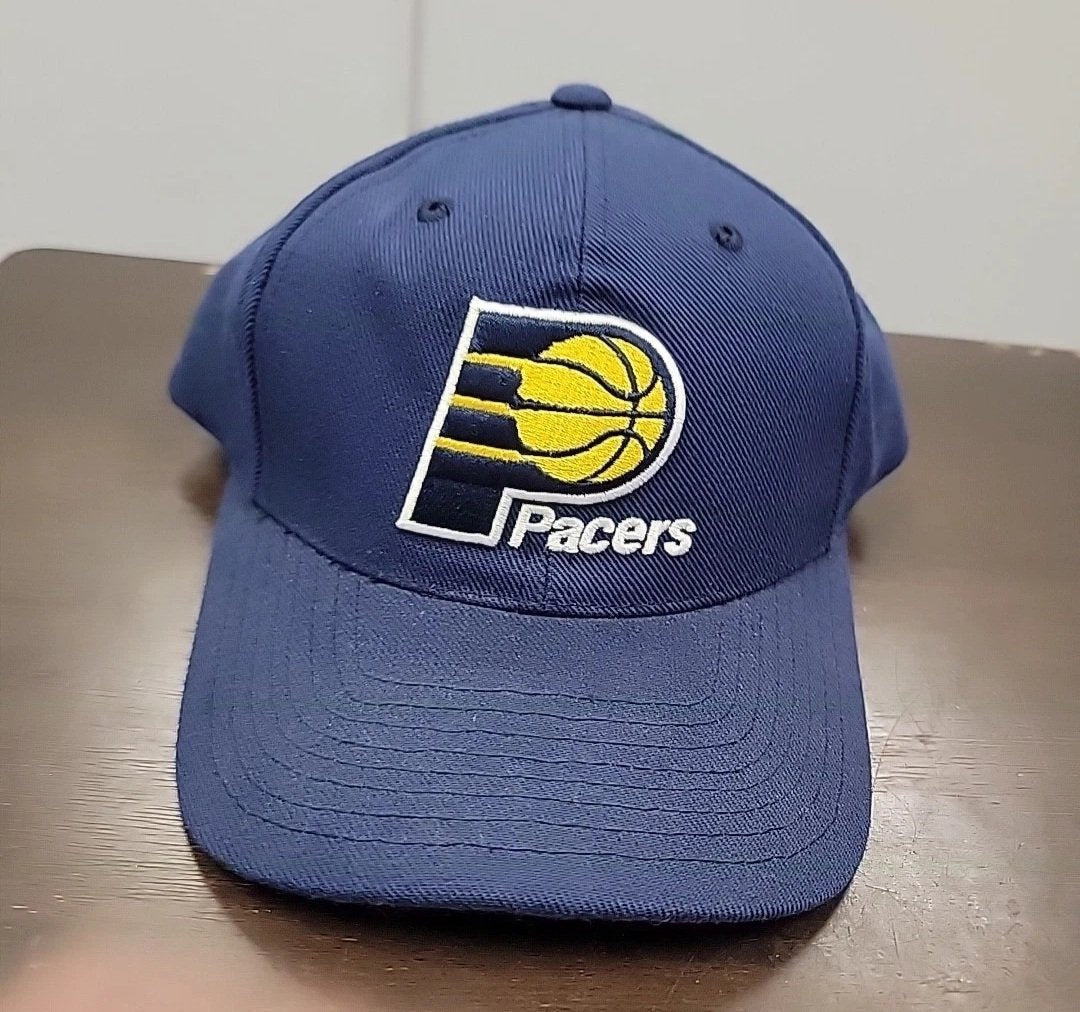 Indiana Pacers Logo Vintage 90s Snapback Hat Sports Specialties - Hats - ThrowbackBuys - Amanda's Awesome Finds