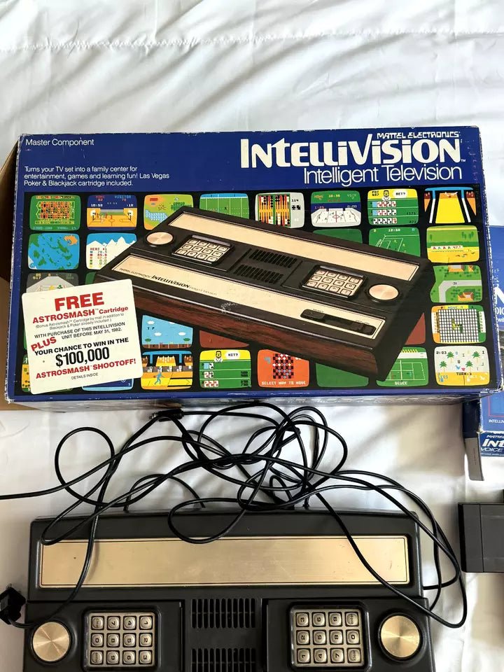 Intellivision Console + Intellivison Voice IN BOX! For Parts or Repair - Home Game Consoles - ThrowbackBuys - ThrowbackBuys