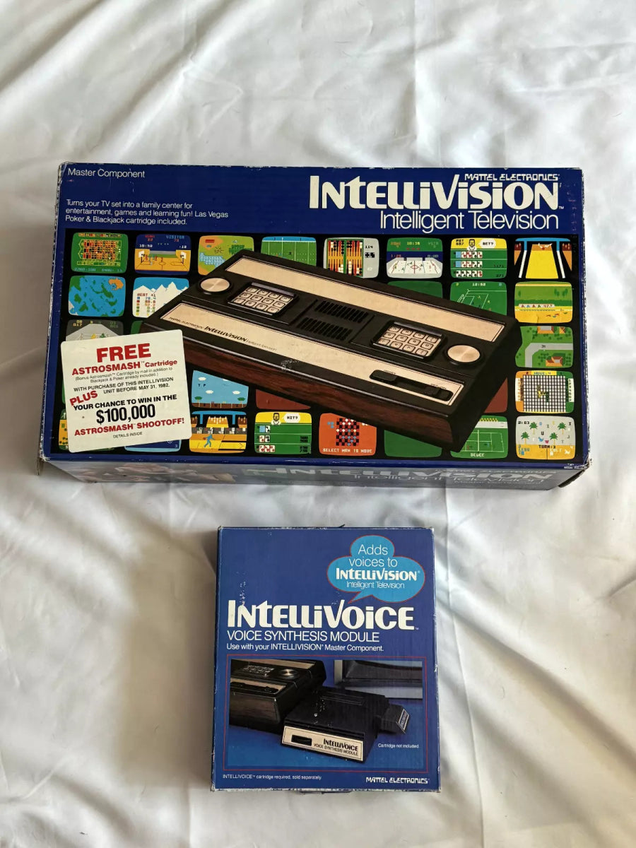 Intellivision Console + Intellivison Voice IN BOX! For Parts or Repair - Home Game Consoles - ThrowbackBuys - ThrowbackBuys