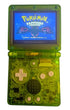 IPS Screen Gameboy Advance SP w/ Reproduction Pokemon Sapphire - Clear Green Shell - Video Games - ThrowbackBuys -Slaqr Retro Gaming & Collectibles