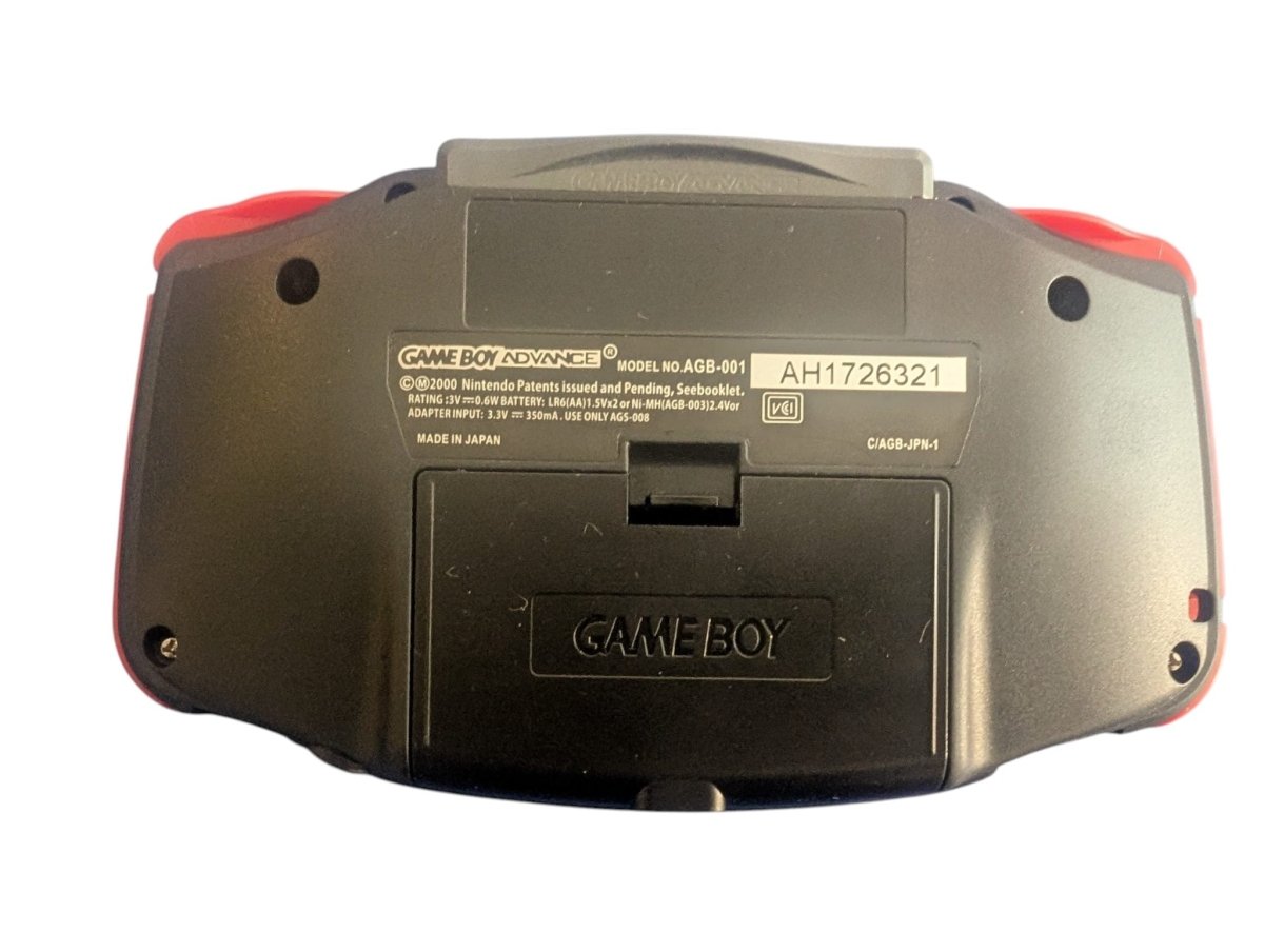 IPS Screen/USB-C Gameboy Advance w/ Kingdom Hearts: Chain of Memories - Black Shell w/ Red Buttons - Video Games - ThrowbackBuys -Slaqr Retro Gaming & Collectibles