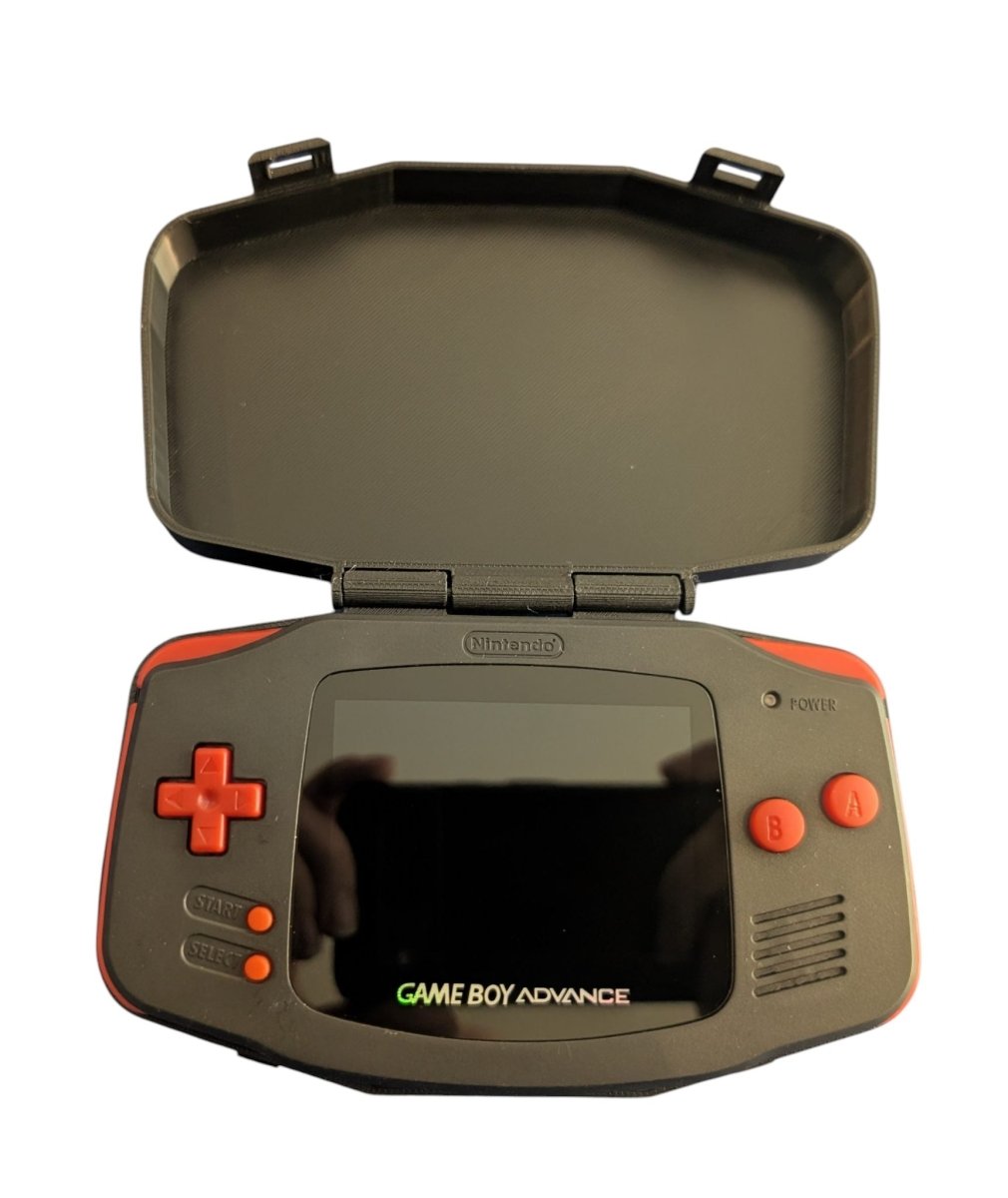 IPS Screen/USB-C Gameboy Advance w/ Kingdom Hearts: Chain of Memories - Black Shell w/ Red Buttons - Video Games - ThrowbackBuys -Slaqr Retro Gaming & Collectibles