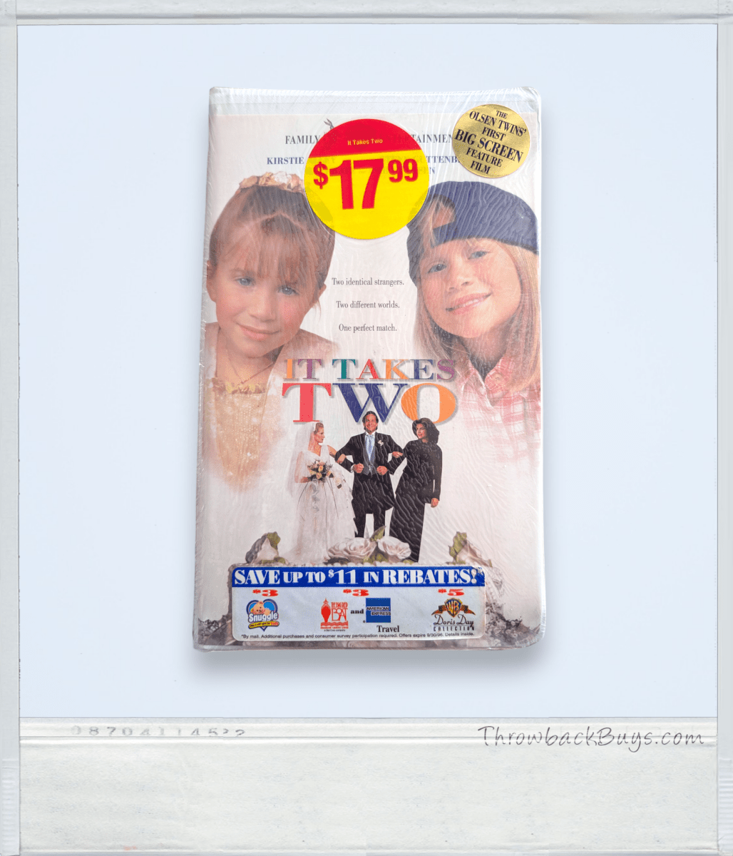 It Takes Two (Clamshell), VHS - 1995 - Sealed - VHS - ThrowbackBuys - Slaqr Retro Gaming & Collectibles