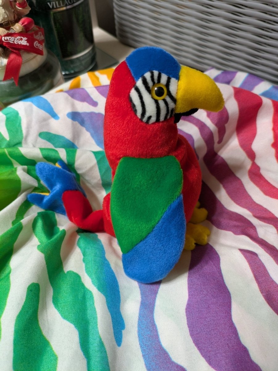 Jabber the Parrot Ty Beanie Baby 1998 Bean Plush - Plushies - ThrowbackBuys - Furby Queen
