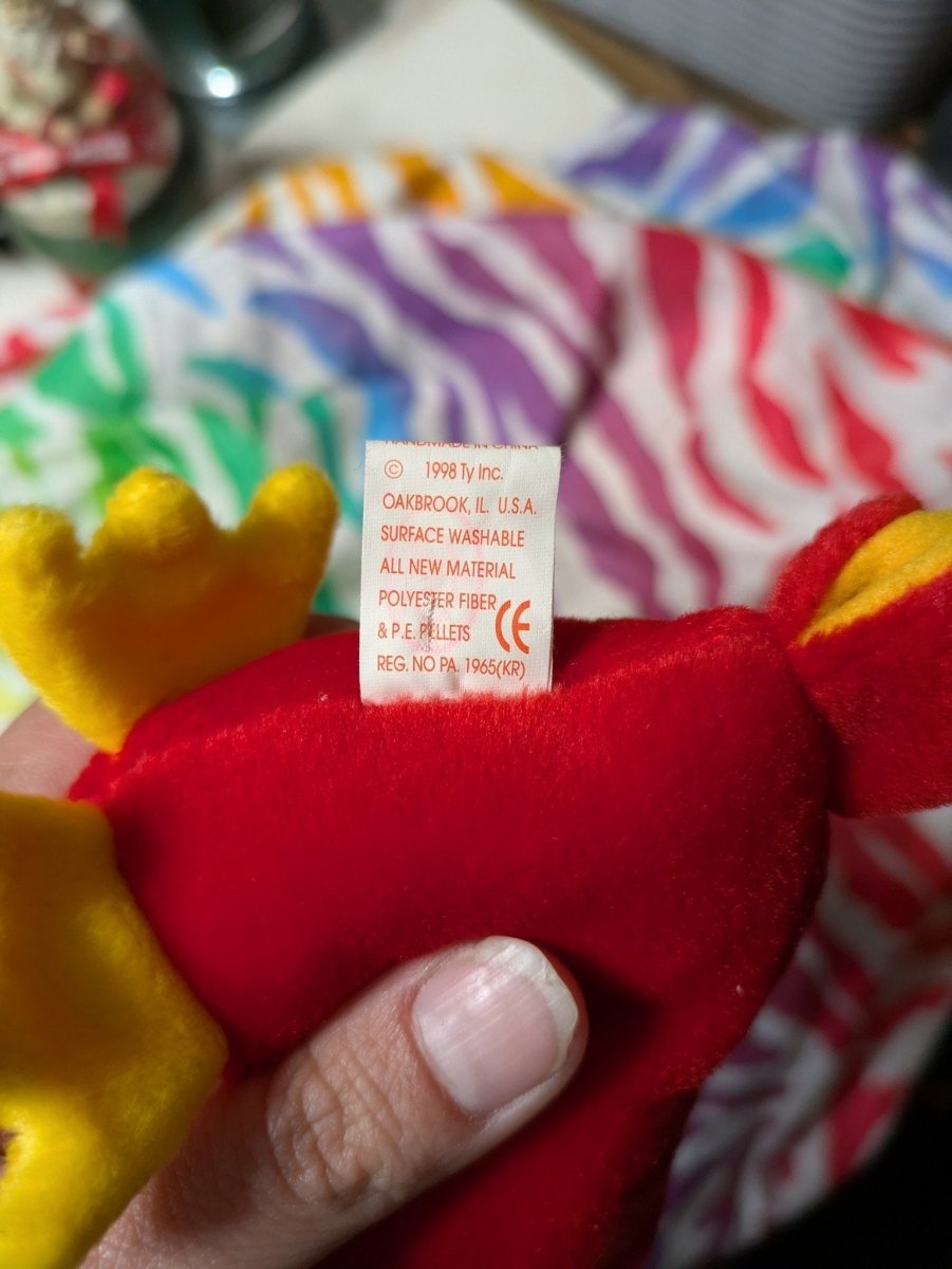 Jabber the Parrot Ty Beanie Baby 1998 Bean Plush - Plushies - ThrowbackBuys - Furby Queen