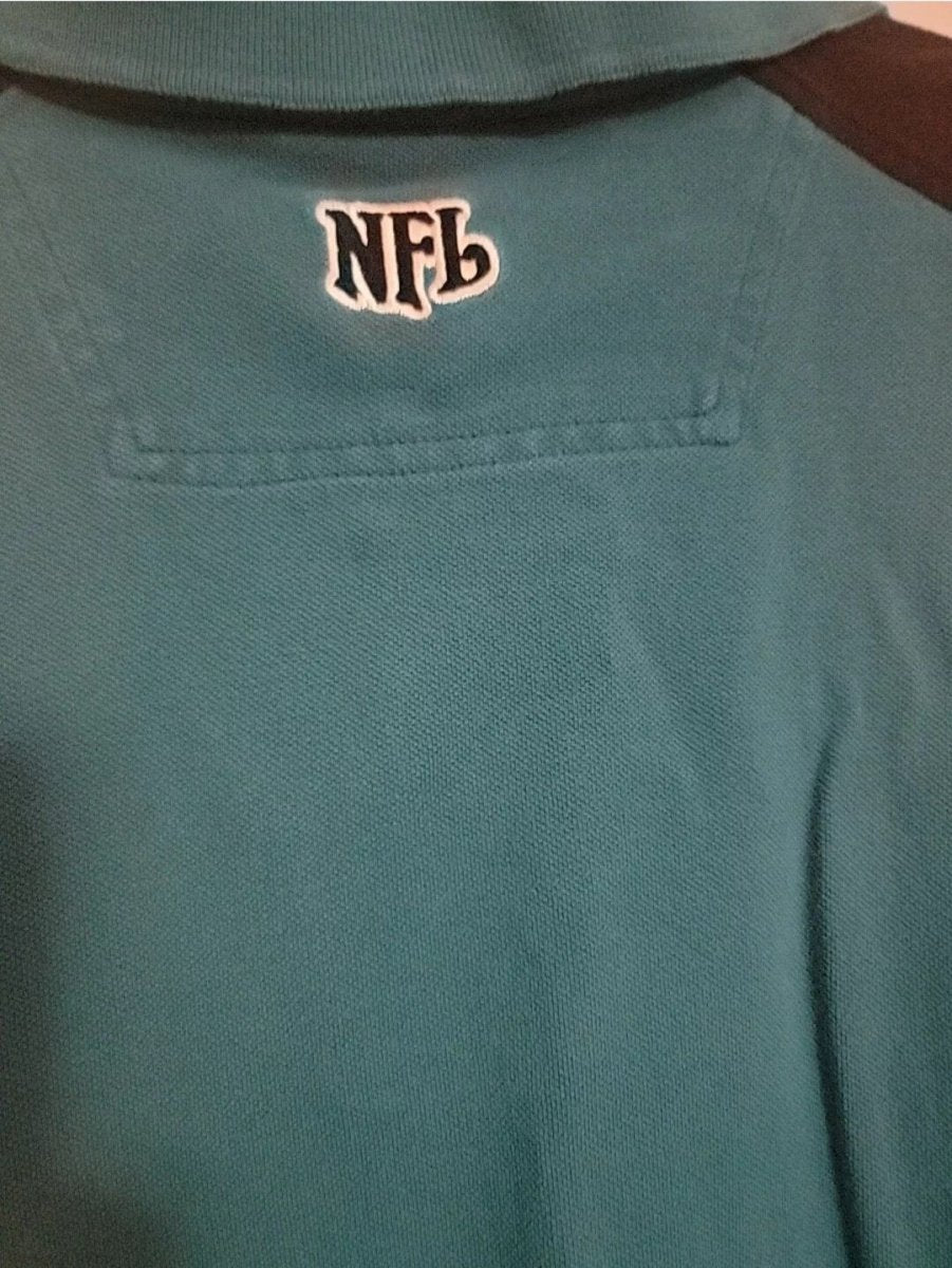 Jacksonville Jaguars Vintage Logo Teal Golf Polo Shirt Men's Size XL Embroidered - Shirts - ThrowbackBuys - Amanda's Awesome Finds