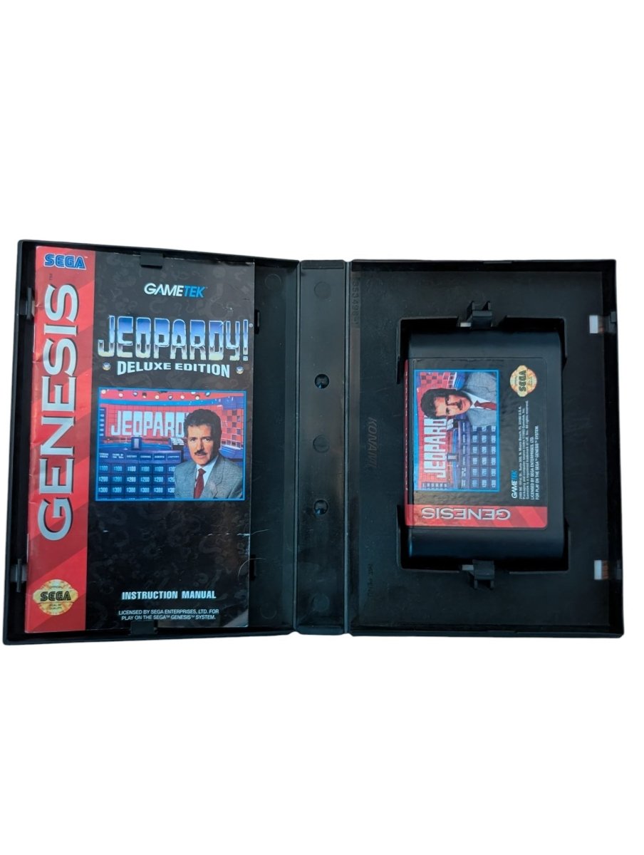 Jeopardy Deluxe Edition - SEGA Genesis - (1994) - Complete in Box - Video Games - ThrowbackBuys -Slaqr Retro Gaming & Collectibles