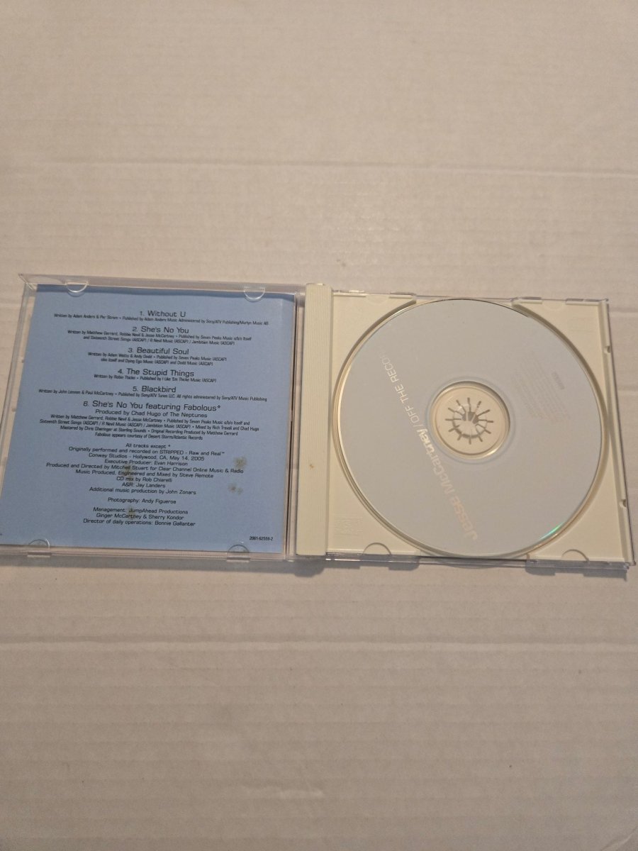Jesse McCartney Off The Record CD - CDs - ThrowbackBuys -Amanda's Awesome Finds