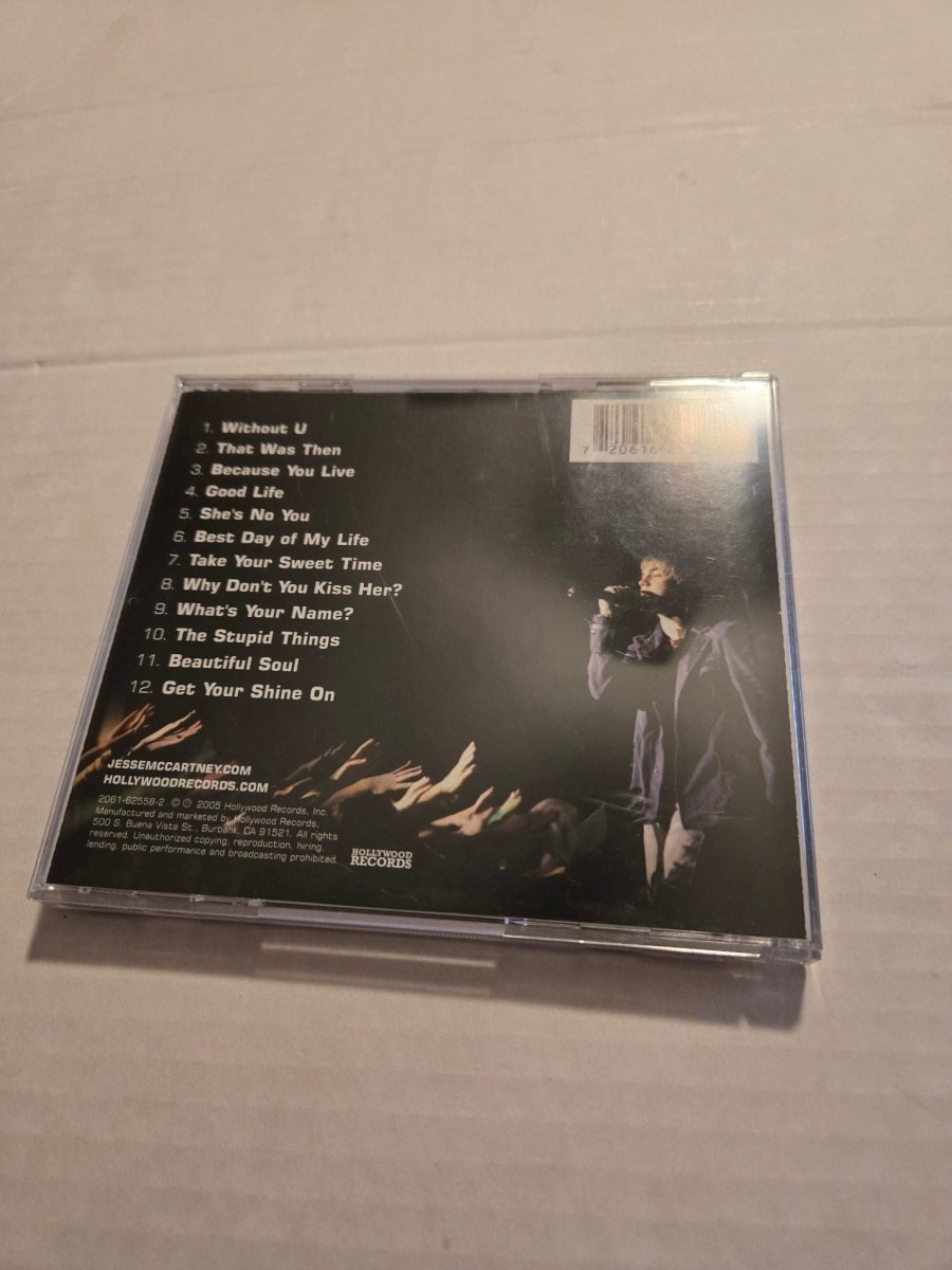 Jesse McCartney The Beautiful Soul Tour Live CD - CDs - ThrowbackBuys -Amanda's Awesome Finds