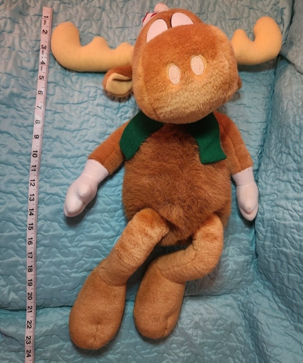 Jumbo Christmas Bullwinkle Plush 1996 - Collectible Toys - ThrowbackBuys - Forevertreasuresthrift
