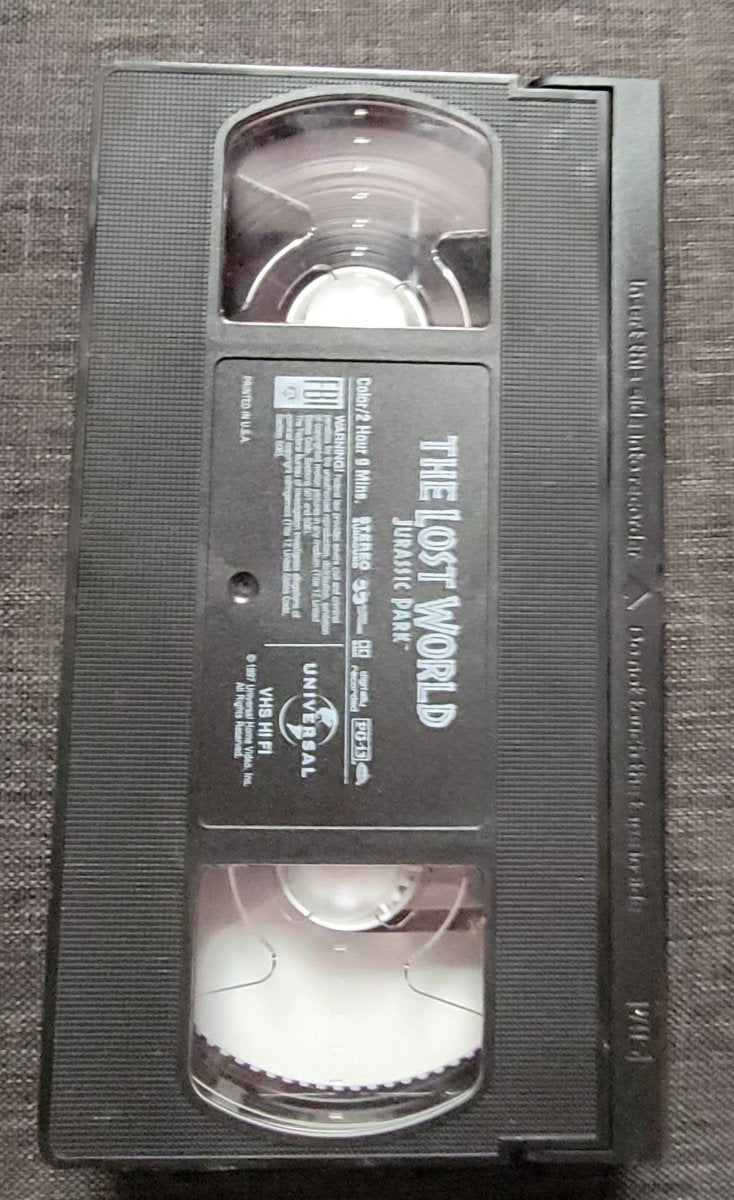 Jurassic Park The Lost World VHS Tape - VHS - ThrowbackBuys - Amanda's Awesome Finds