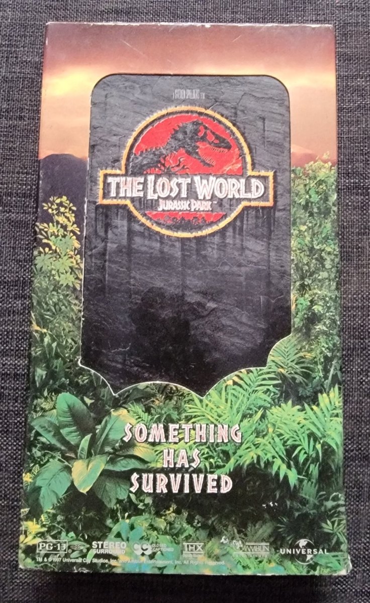 Jurassic Park The Lost World VHS Tape - VHS - ThrowbackBuys - Amanda's Awesome Finds