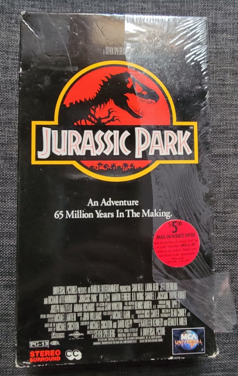 Jurassic Park VHS Tape - VHS - ThrowbackBuys - Amanda's Awesome Finds