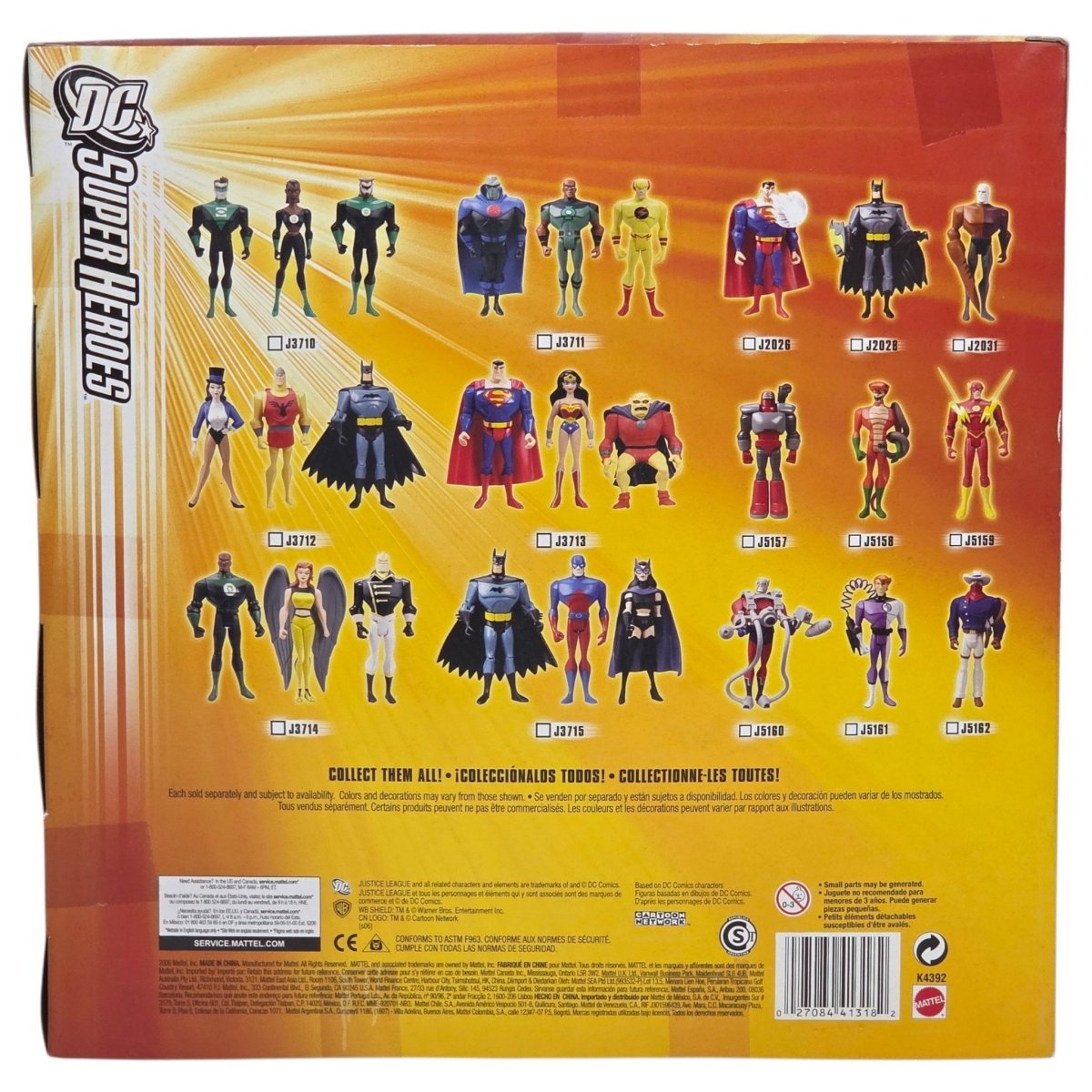 Justice League Unlimited 6 Figure Set Batman Superman Doomsday - Mattel - Action Figures & Collectibles - ThrowbackBuys - A N E 1 Stop Shop