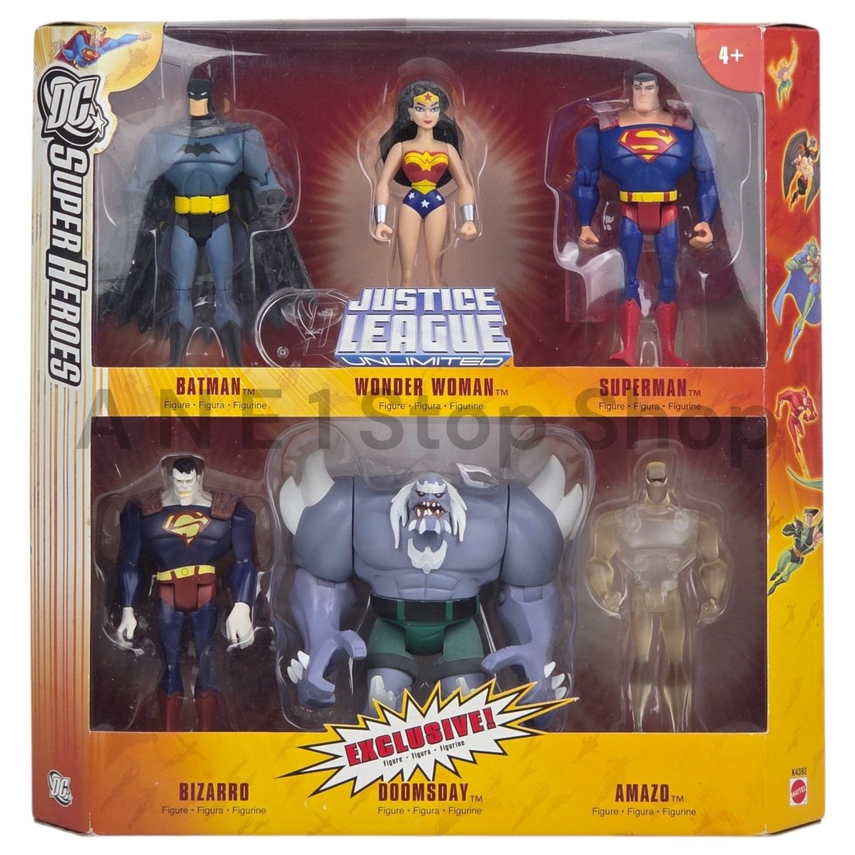 Justice League Unlimited 6 Figure Set Batman Superman Doomsday - Mattel - Action Figures & Collectibles - ThrowbackBuys - A N E 1 Stop Shop