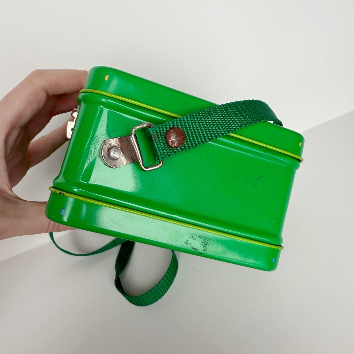 Keroppi Sanrio 1991 Tin Bag Birthday Celebration Frog - Tins - ThrowbackBuys - NostalgicEpisodes
